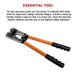 Buy 6-50 mm2 Wire Crimper Cable Crimp Electric Tube Crimping Hand Tool Battery Lug discounted | Products On Sale Australia