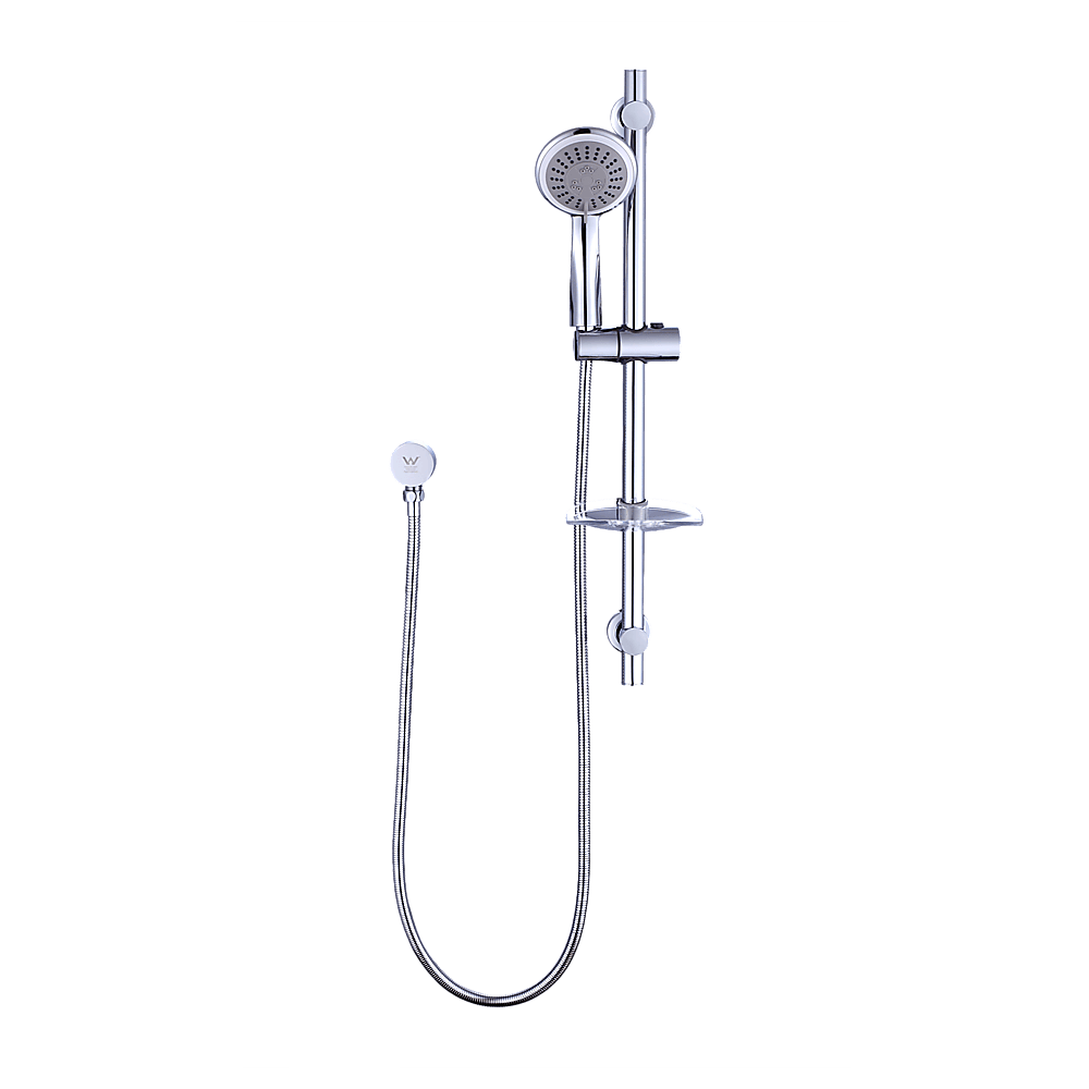 Buy Hand Held Shower Rail Soap Dish Bathroom Set discounted | Products On Sale Australia