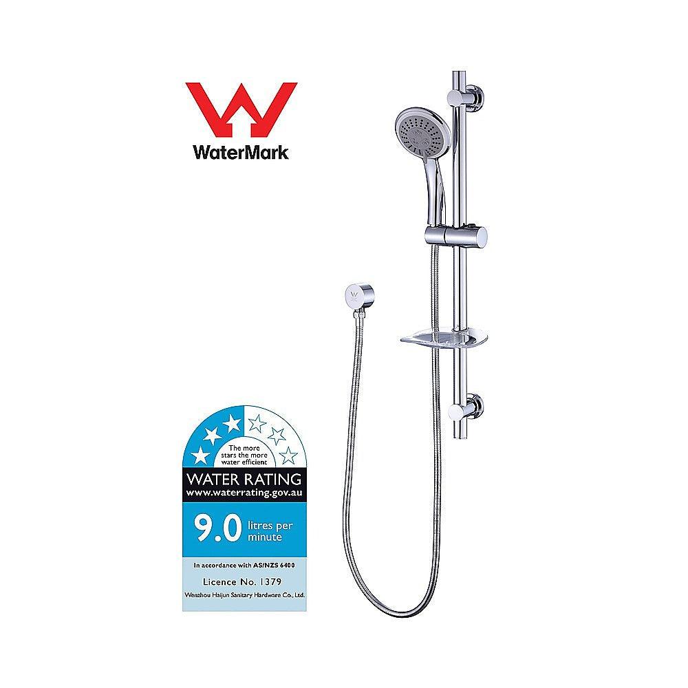 Buy Hand Held Shower Rail Soap Dish Bathroom Set discounted | Products On Sale Australia