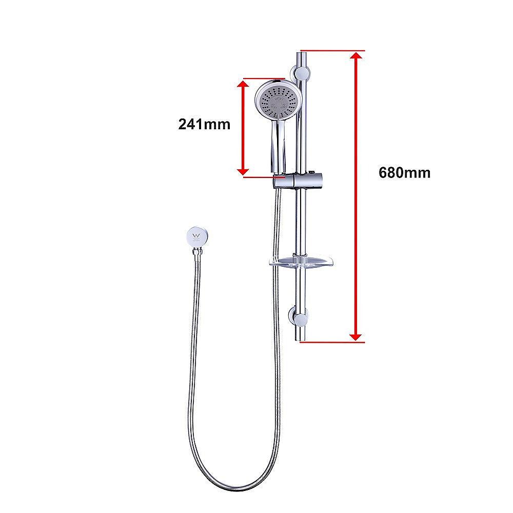 Buy Hand Held Shower Rail Soap Dish Bathroom Set discounted | Products On Sale Australia