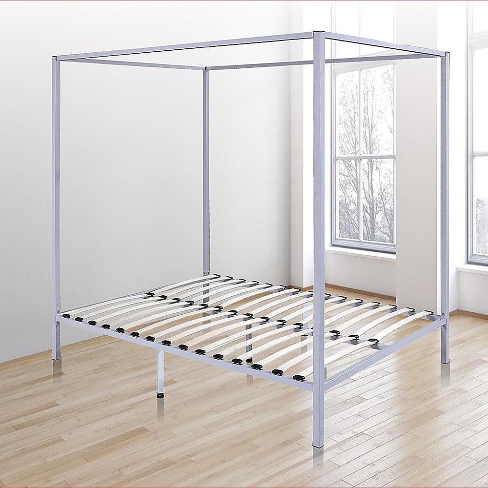 Buy 4 Four Poster Double Bed Frame discounted | Products On Sale Australia