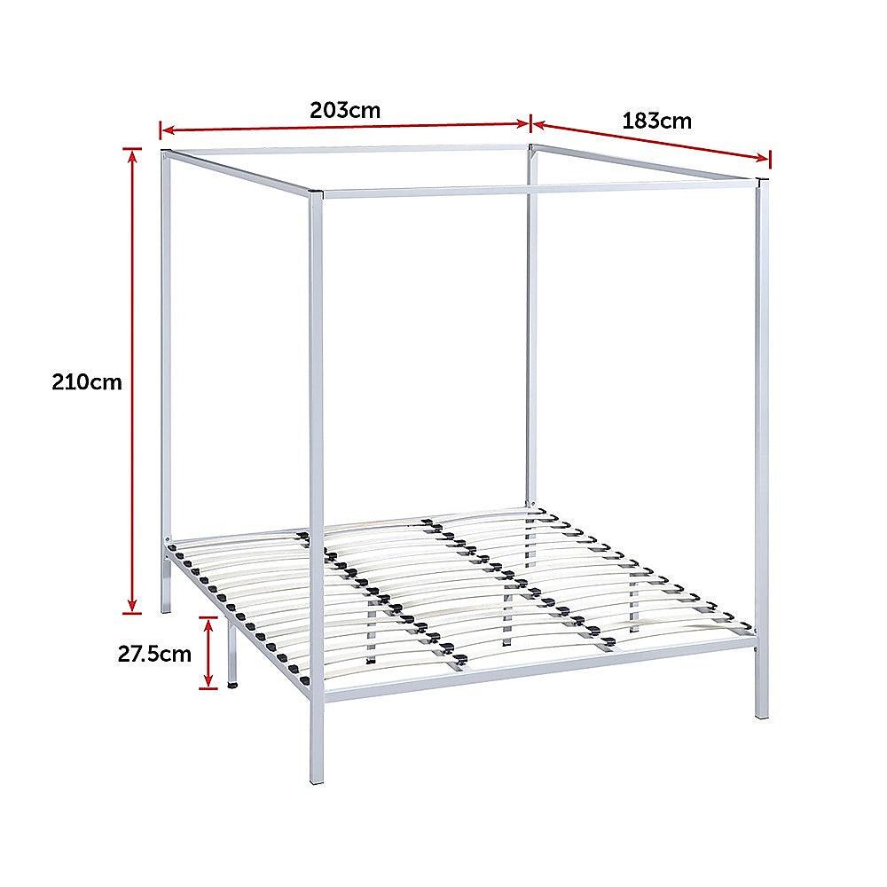 Buy 4 Four Poster King Bed Frame discounted | Products On Sale Australia