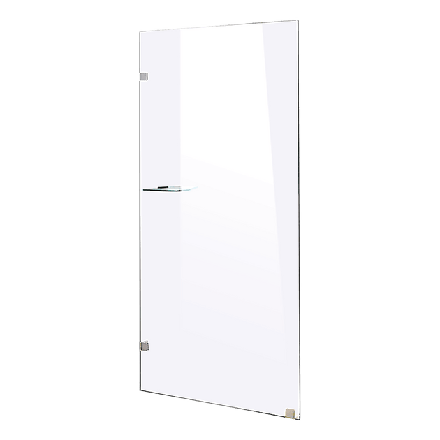 Buy 700 x 2100mm Frameless 10mm Safety Glass Shower Screen discounted | Products On Sale Australia