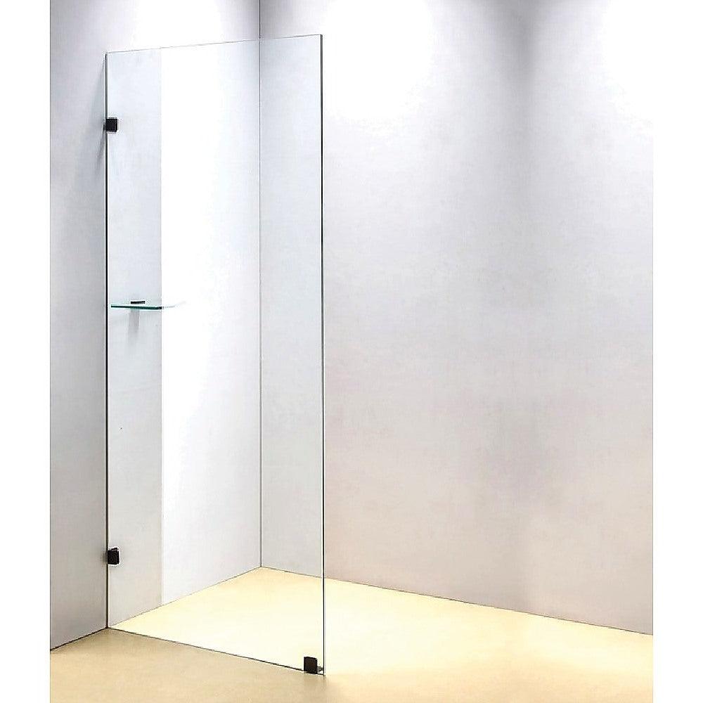 Buy 800 x 2100mm Frameless 10mm Safety Glass Shower Screen discounted | Products On Sale Australia