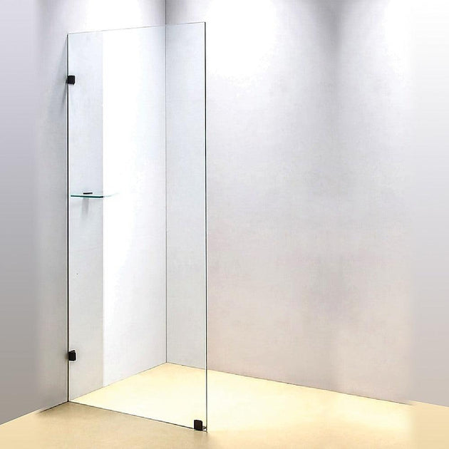 Buy 900 x 2100mm Frameless 10mm Safety Glass Shower Screen discounted | Products On Sale Australia