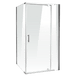 Buy Shower Screen 1200x700x1900mm Framed Safety Glass Pivot Door By Della Francesca discounted | Products On Sale Australia