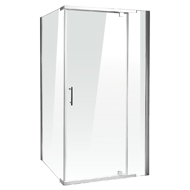 Buy Shower Screen 1200x900x1900mm Framed Safety Glass Pivot Door By Della Francesca discounted | Products On Sale Australia