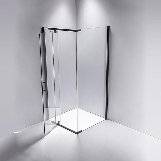 Buy Shower Screen 900x900x1900mm Framed Safety Glass Pivot Door By Della Francesca discounted | Products On Sale Australia