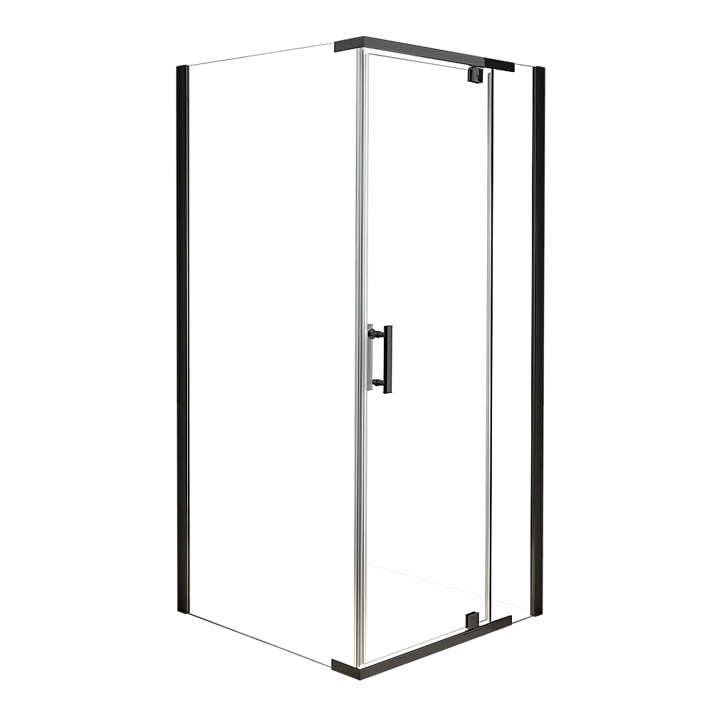 Buy Shower Screen 900x900x1900mm Framed Safety Glass Pivot Door By Della Francesca discounted | Products On Sale Australia