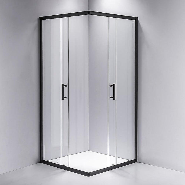 Buy 800 x 800mm Sliding Door Nano Safety Glass Shower Screen By Della Francesca discounted | Products On Sale Australia