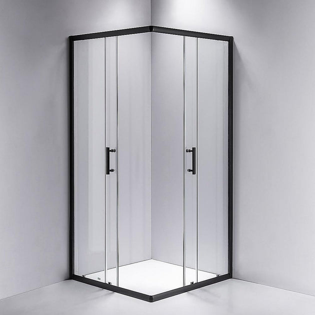 Buy 800 x 1200mm Sliding Door Nano Safety Glass Shower Screen By Della Francesca discounted | Products On Sale Australia