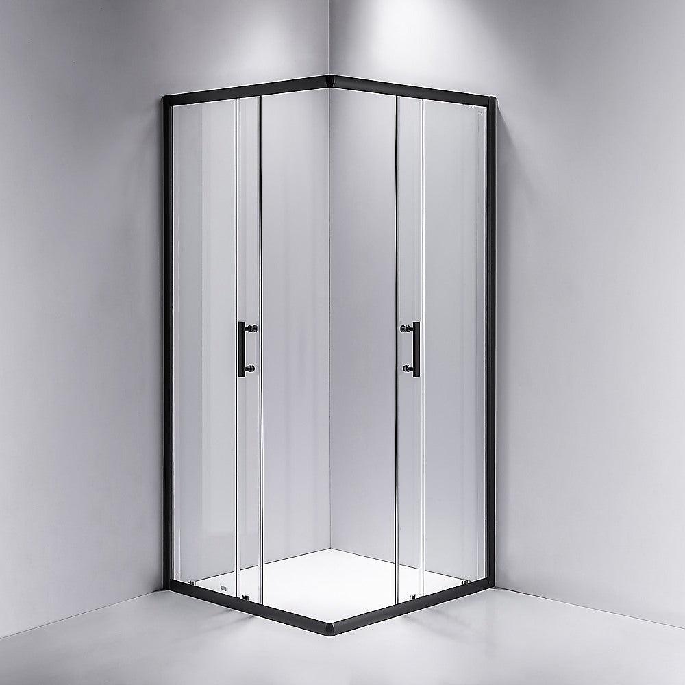 Buy 900 x 800mm Sliding Door Nano Safety Glass Shower Screen By Della Francesca discounted | Products On Sale Australia