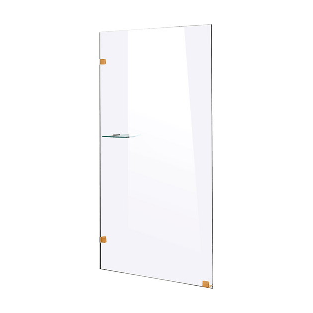 Buy 800 x 2000mm Frameless 10mm Safety Glass Shower Screen discounted | Products On Sale Australia