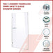 Buy 700 x 2100mm Frameless 10mm Safety Glass Shower Screen discounted | Products On Sale Australia