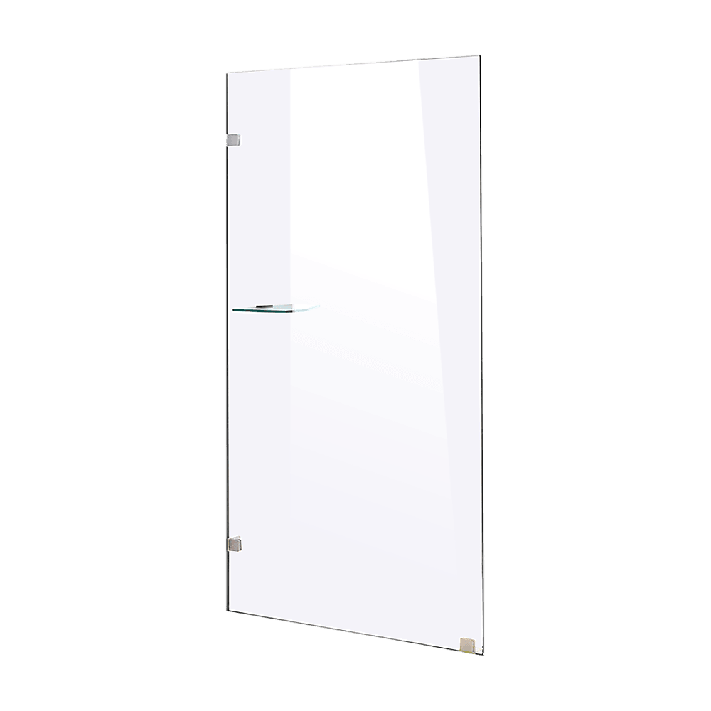 Buy 700 x 2100mm Frameless 10mm Safety Glass Shower Screen discounted | Products On Sale Australia