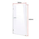 Buy 700 x 2100mm Frameless 10mm Safety Glass Shower Screen discounted | Products On Sale Australia