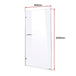 Buy 800 x 2000mm Frameless 10mm Safety Glass Shower Screen discounted | Products On Sale Australia