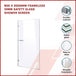 Buy 900 x 2000mm Frameless 10mm Safety Glass Shower Screen discounted | Products On Sale Australia