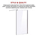 Buy 1200 x 2100mm Frameless 10mm Safety Glass Shower Screen discounted | Products On Sale Australia