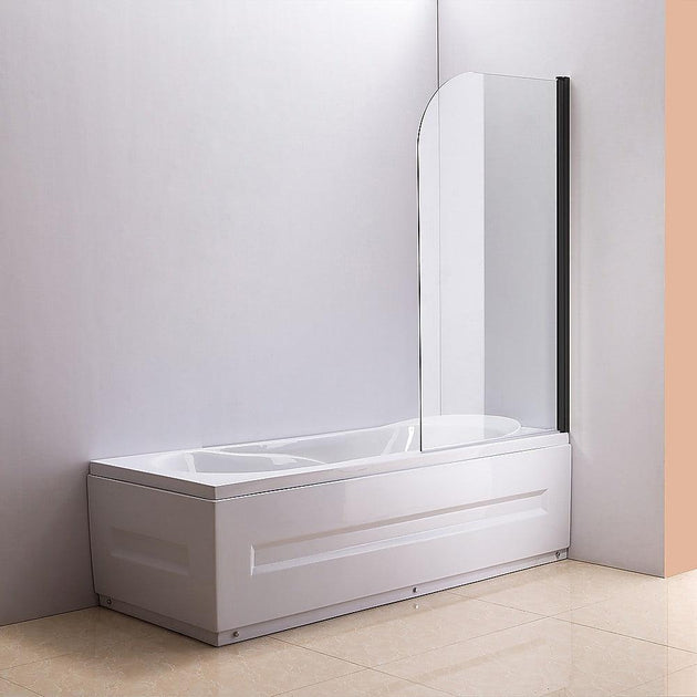 Buy 180 Degree Pivot Door 6mm Safety Glass Bath Shower Screen 900x1400mm By Della Francesca discounted | Products On Sale Australia