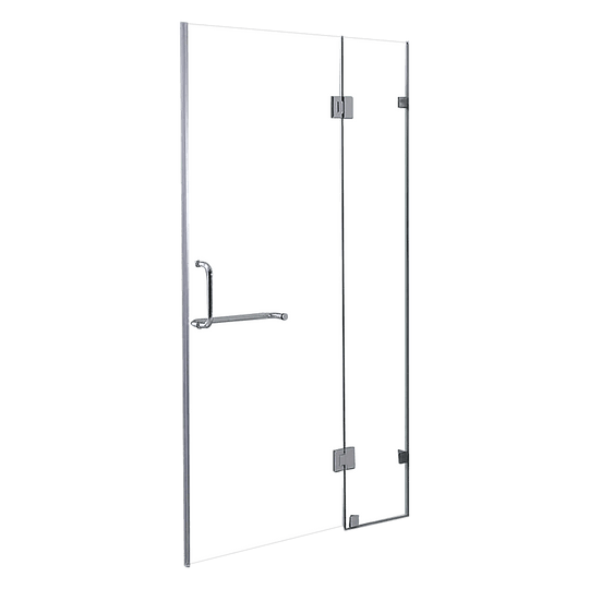 Buy 120 x 200cm Wall to Wall Frameless Shower Screen 10mm Glass By Della Francesca discounted | Products On Sale Australia