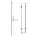 Buy 120 x 200cm Wall to Wall Frameless Shower Screen 10mm Glass By Della Francesca discounted | Products On Sale Australia