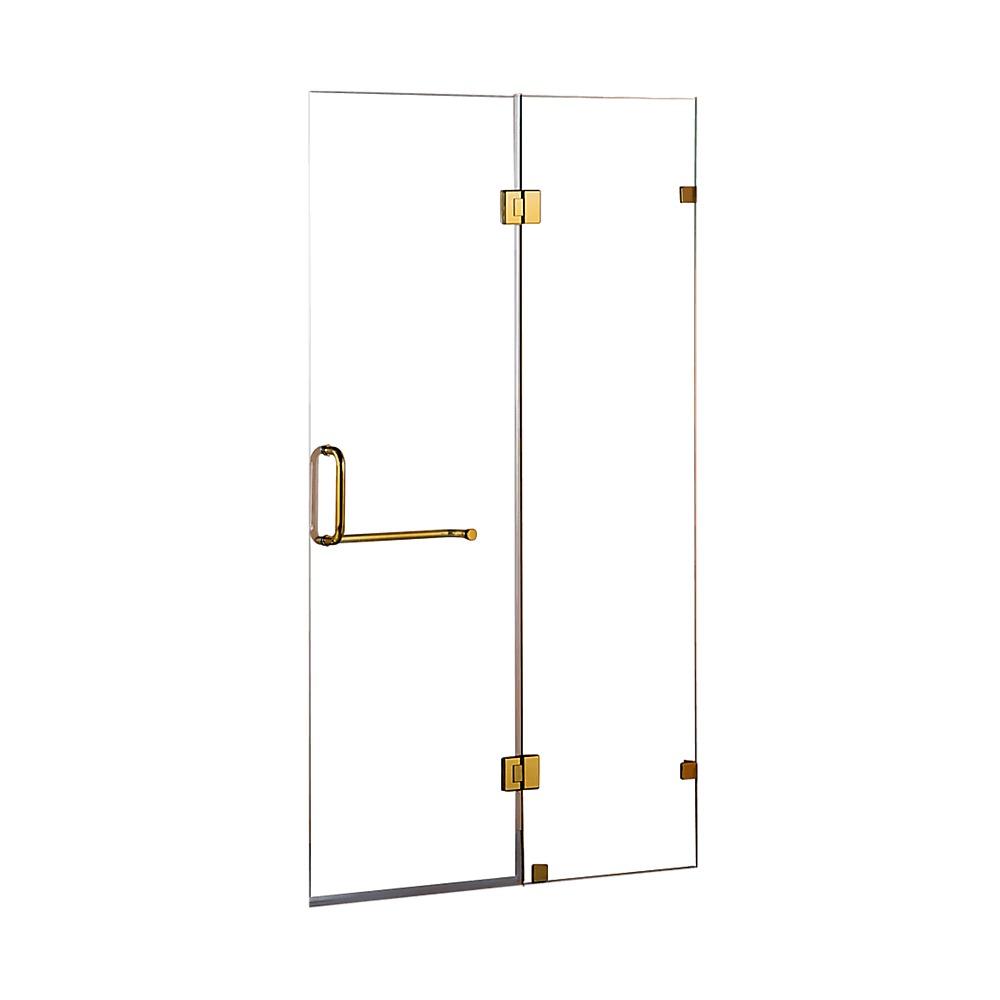 Buy 100 x 200cm Wall to Wall Frameless Shower Screen 10mm Glass By Della Francesca discounted | Products On Sale Australia