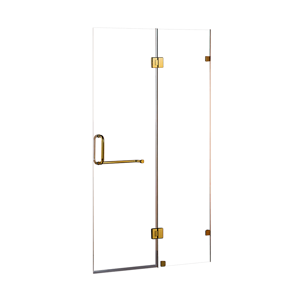 Buy 120 x 200cm Wall to Wall Frameless Shower Screen 10mm Glass By Della Francesca discounted | Products On Sale Australia