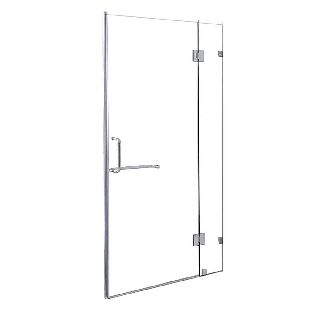 Buy 100 x 200cm Wall to Wall Frameless Shower Screen 10mm Glass By Della Francesca discounted | Products On Sale Australia