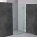 Buy 100 x 200cm Wall to Wall Frameless Shower Screen 10mm Glass By Della Francesca discounted | Products On Sale Australia