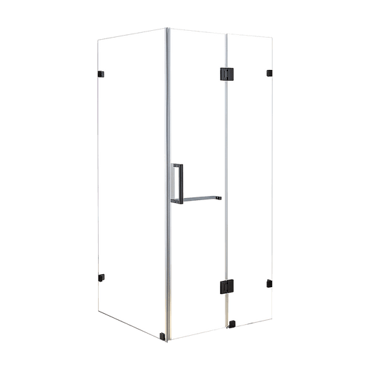 Buy 1100 x 1000mm Frameless 10mm Glass Shower Screen By Della Francesca discounted | Products On Sale Australia