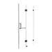 Buy 120 x 200cm Wall to Wall Frameless Shower Screen 10mm Glass By Della Francesca discounted | Products On Sale Australia