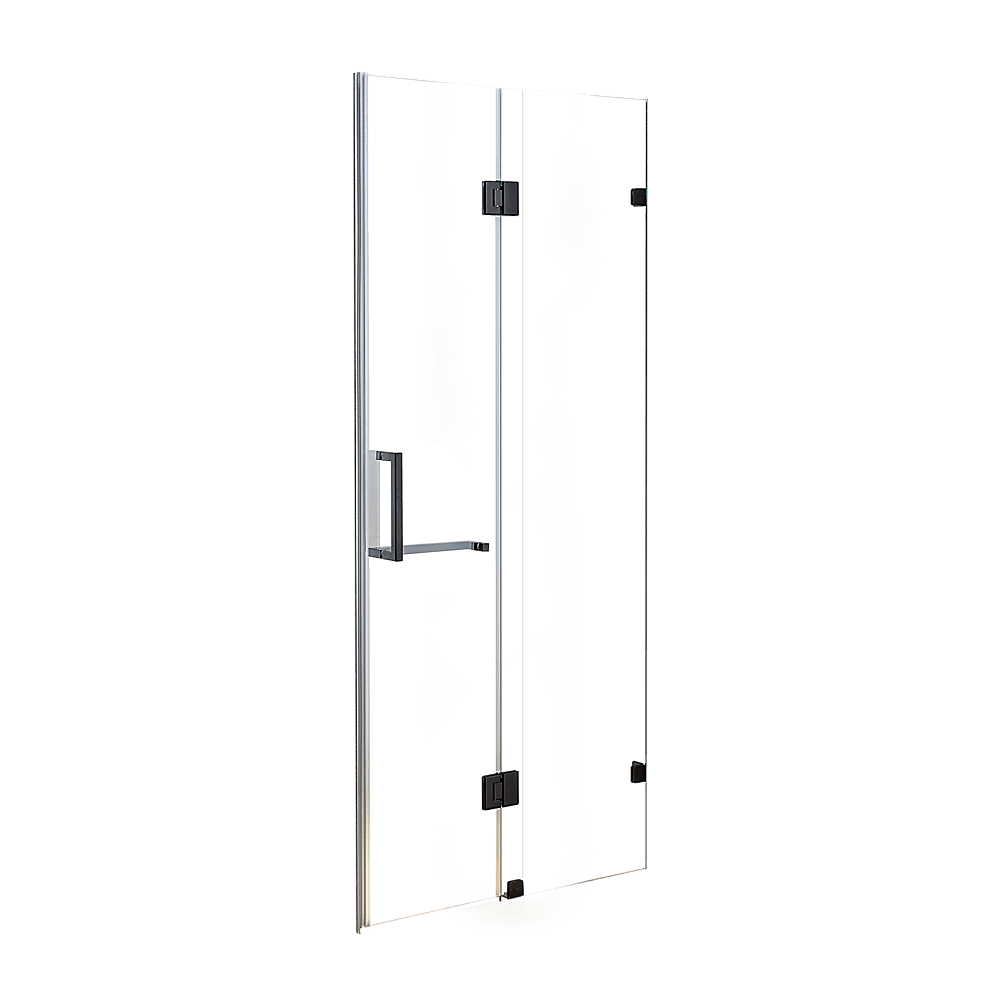 Buy 120 x 200cm Wall to Wall Frameless Shower Screen 10mm Glass By Della Francesca discounted | Products On Sale Australia