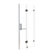 Buy 120 x 200cm Wall to Wall Frameless Shower Screen 10mm Glass By Della Francesca discounted | Products On Sale Australia