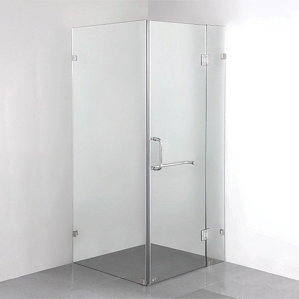 Buy 1000 x 800mm Frameless 10mm Glass Shower Screen By Della Francesca discounted | Products On Sale Australia