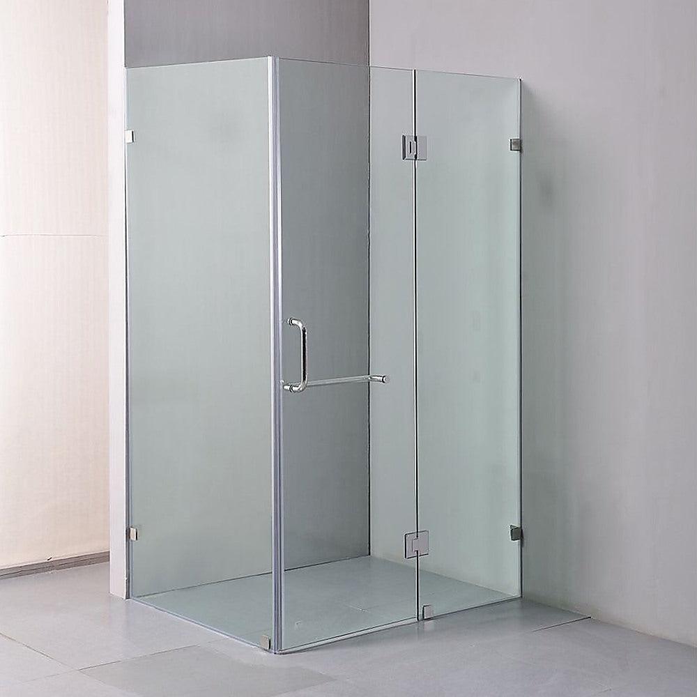 Buy 1100 x 900mm Frameless 10mm Glass Shower Screen By Della Francesca discounted | Products On Sale Australia