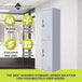 Buy 2-Door Vertical Locker for Office Gym Shed School Home Storage discounted | Products On Sale Australia