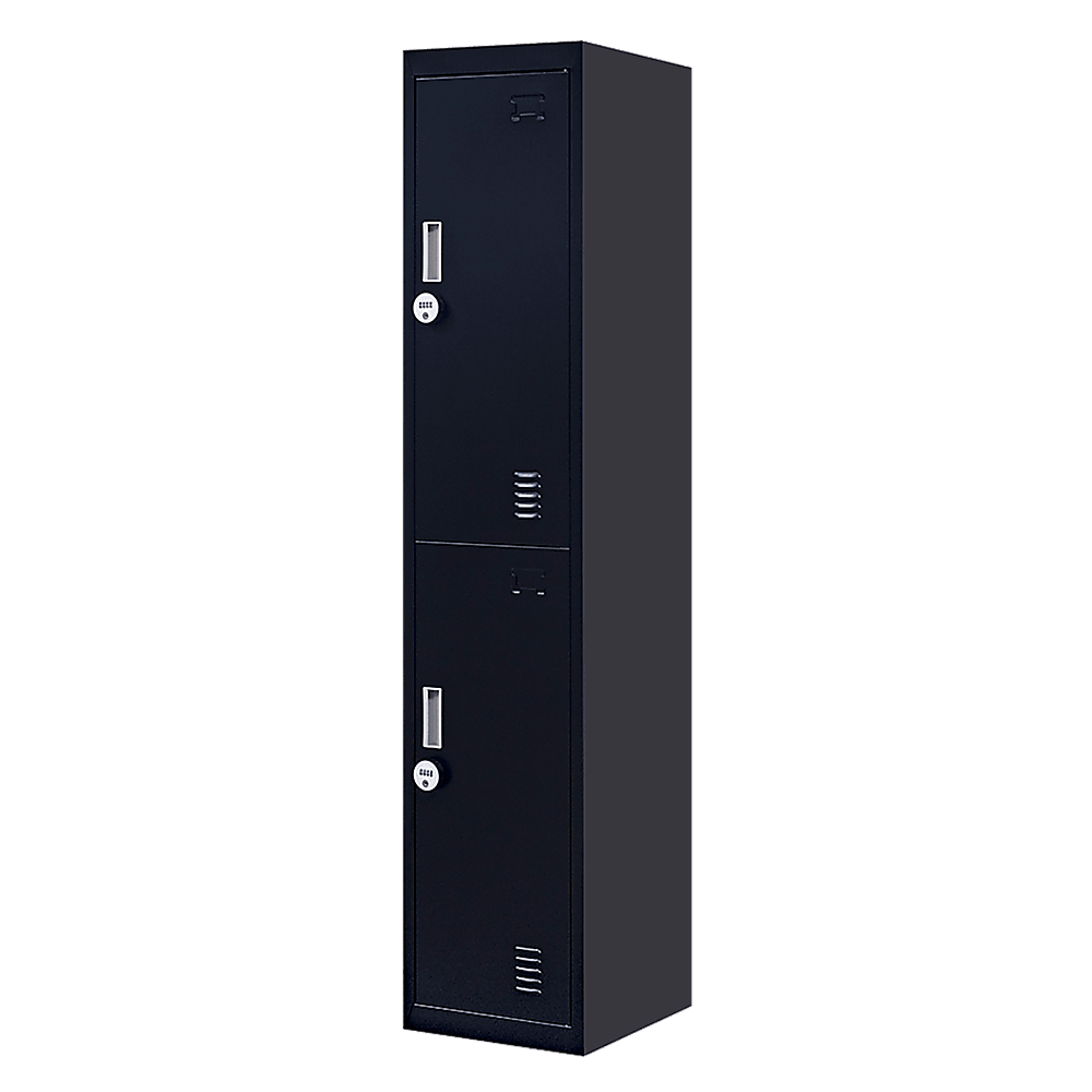 Buy 2-Door Vertical Locker for Office Gym Shed School Home Storage discounted | Products On Sale Australia