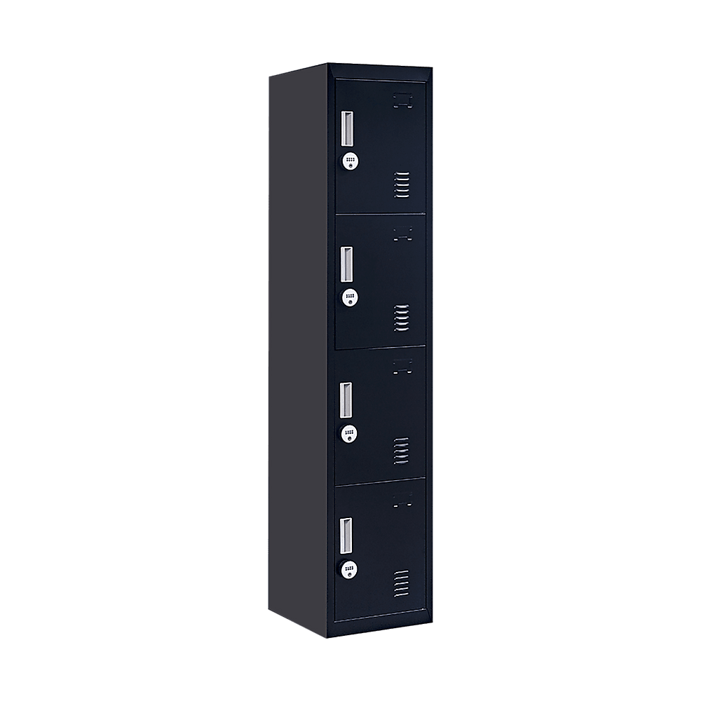 Buy 4-Door Vertical Locker for Office Gym Shed School Home Storage discounted | Products On Sale Australia