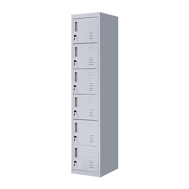 Buy 6-Door Locker for Office Gym Shed School Home Storage discounted | Products On Sale Australia