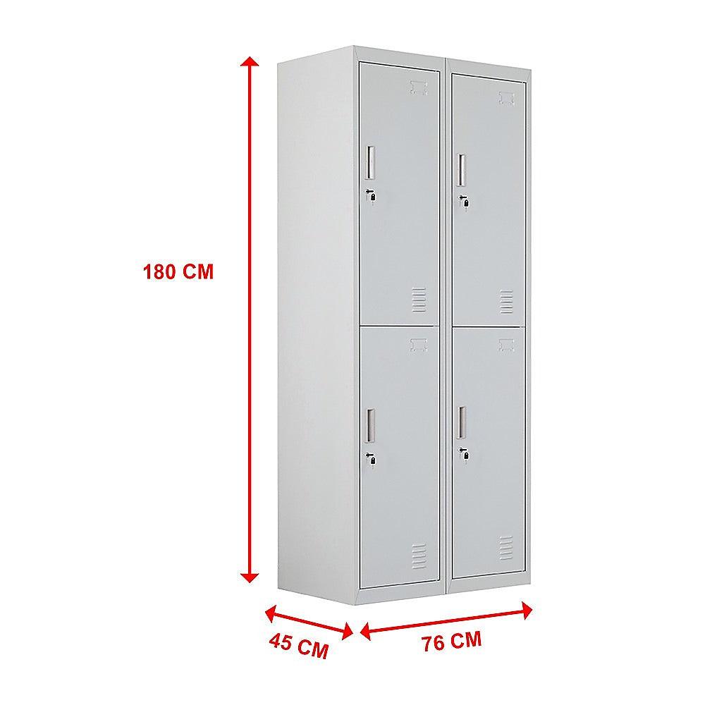 Buy Four-Door Office Gym Shed Storage Locker discounted | Products On Sale Australia