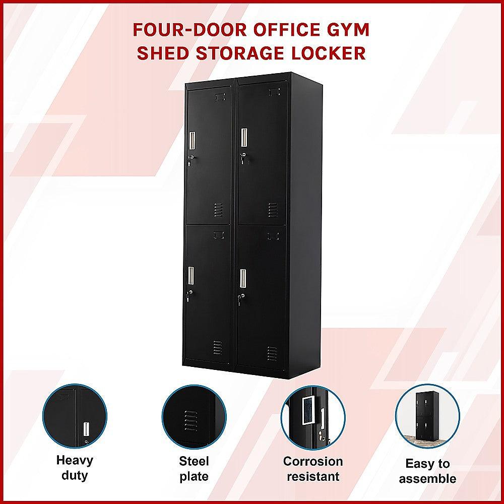 Buy Four-Door Office Gym Shed Storage Locker discounted | Products On Sale Australia