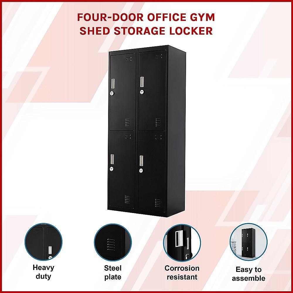 Buy Four-Door Office Gym Shed Storage Locker discounted | Products On Sale Australia