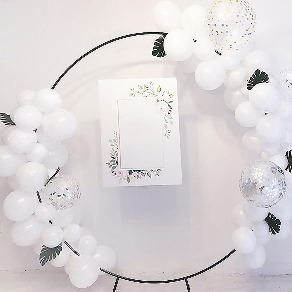 Buy 2M Wedding Hoop Round Circle Arch Backdrop Flower Display Stand Frame Background discounted | Products On Sale Australia