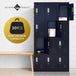 Buy 12-Door Locker for Office Gym Shed School Home Storage - Standard Lock with Keys discounted | Products On Sale Australia