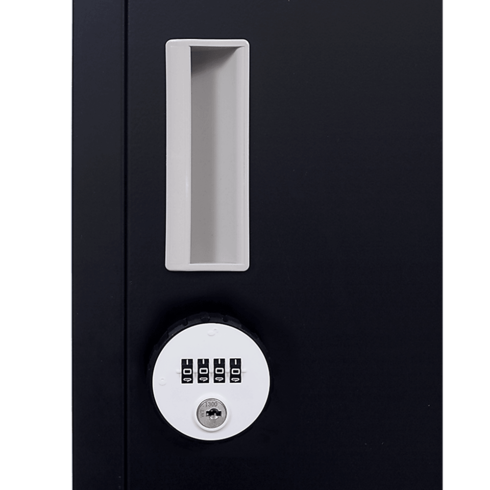 Buy 12-Door Locker for Office Gym Shed School Home Storage - 4-Digit Combination Lock discounted | Products On Sale Australia