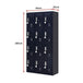 Buy 12-Door Locker for Office Gym Shed School Home Storage - 4-Digit Combination Lock discounted | Products On Sale Australia