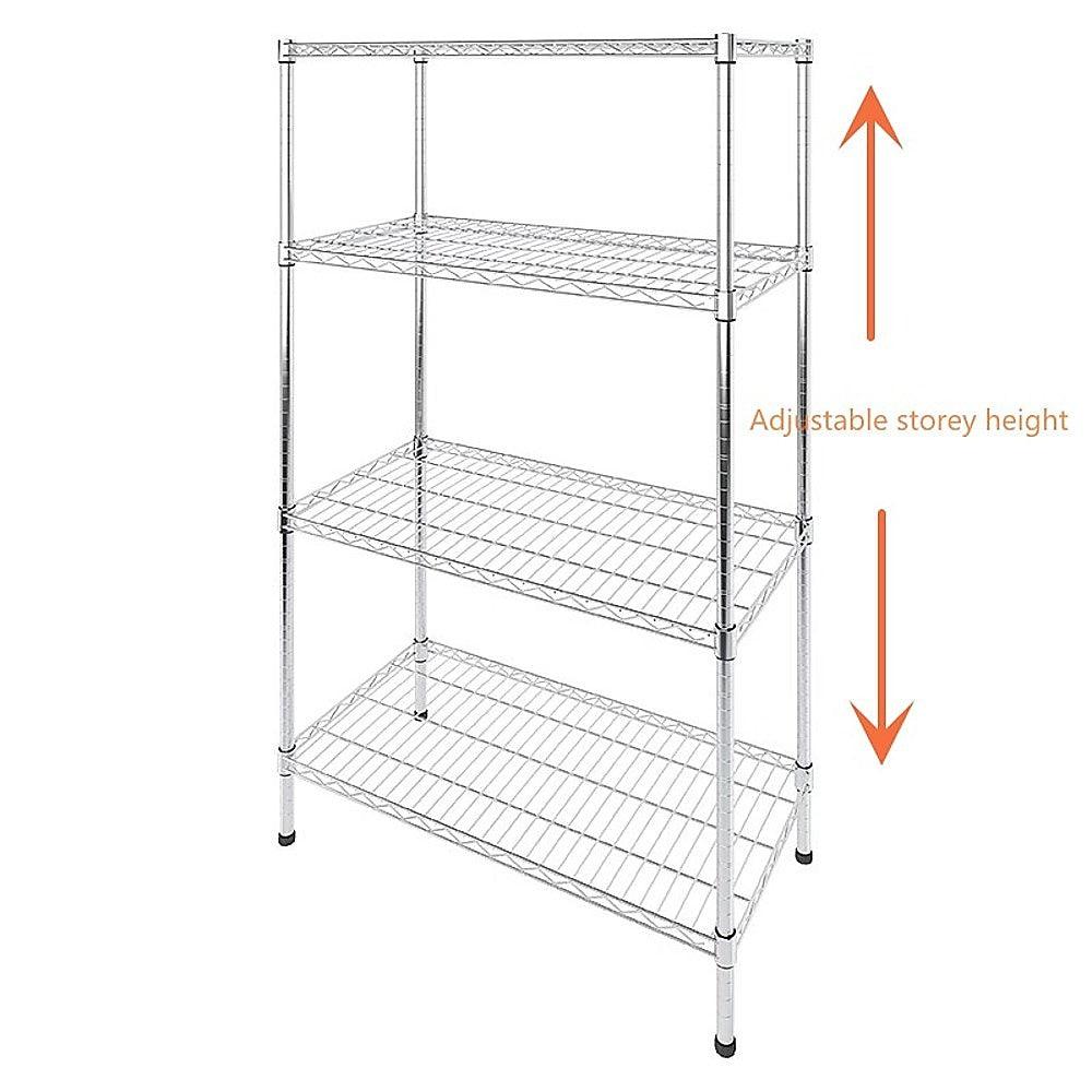 Buy Modular Wire Storage Shelf 900 x 450 x 1800mm Steel Shelving discounted | Products On Sale Australia