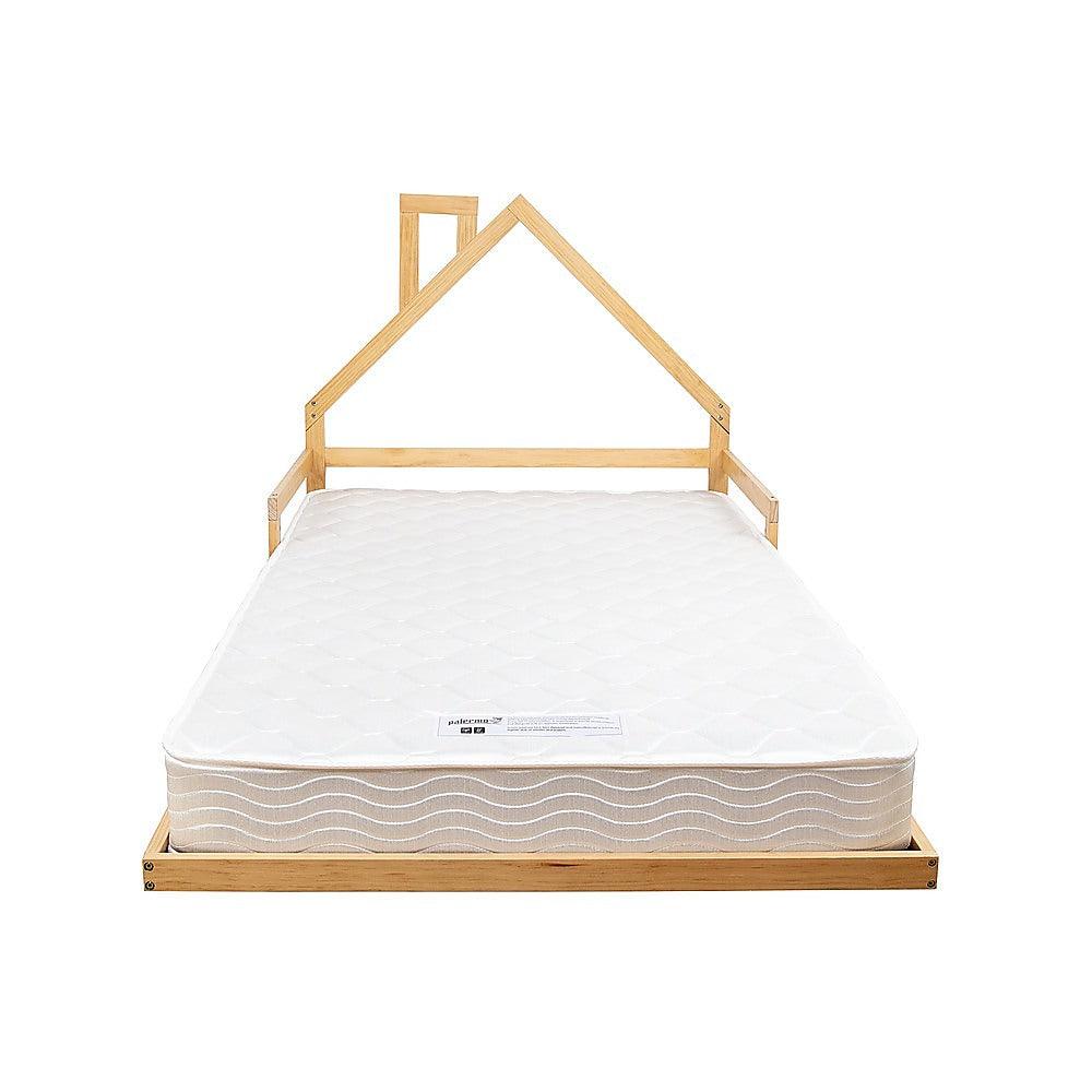 Buy Pine Wood Floor Bed House Frame for Kids and Toddlers discounted | Products On Sale Australia