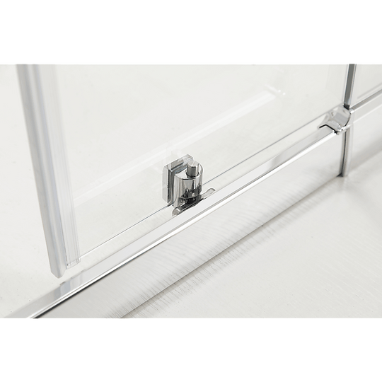 Buy Adjustable 1000x900mm Double Sliding Door Glass Shower Screen in Chrome discounted | Products On Sale Australia